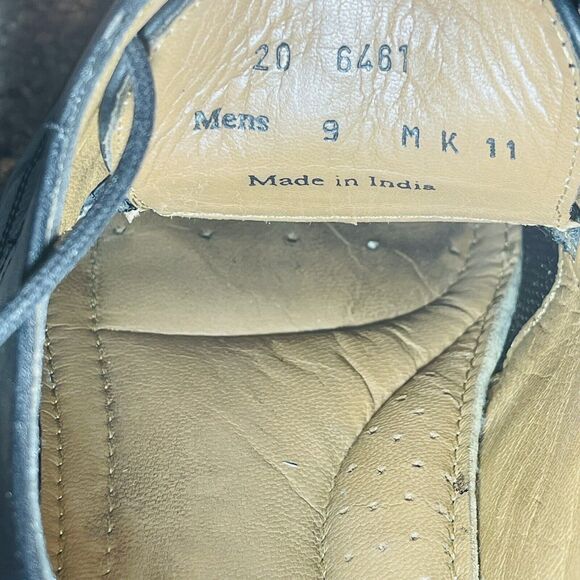 Johnston &  Murphy Men's Dress Shoes Size 9 Leather Black - Picture 7 of 8